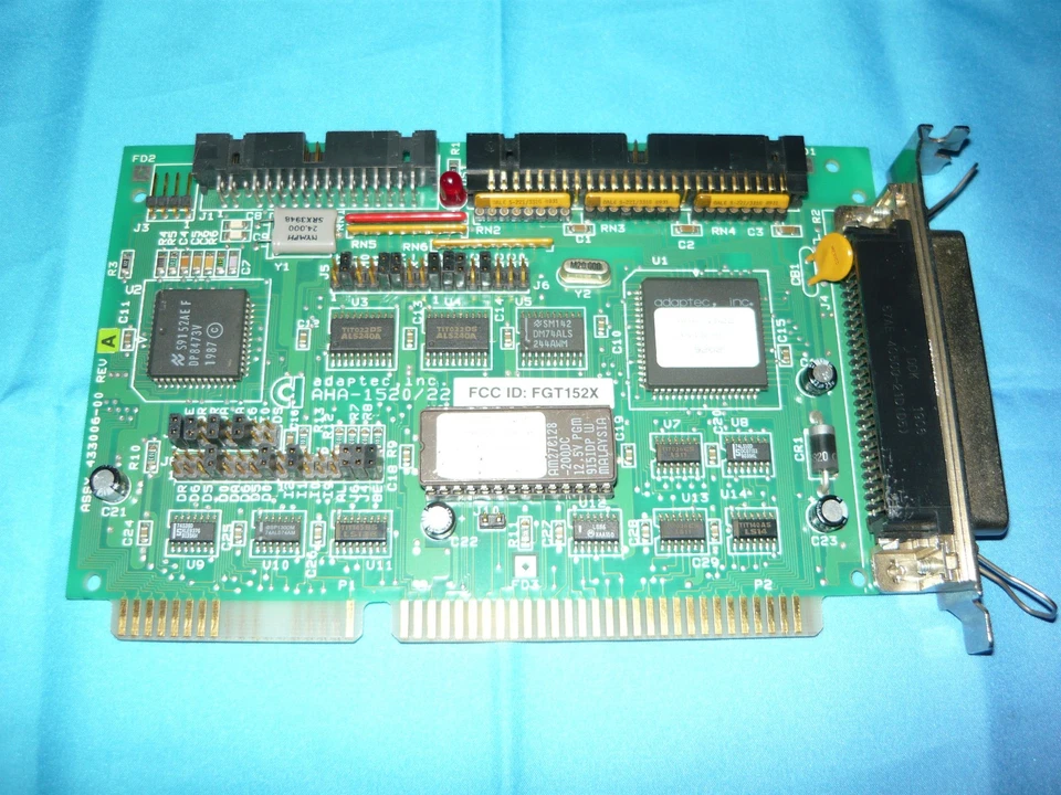 Vintage Adaptec AHA-1522A ISA SCSI Floppy Controller Card Used - Image 1 of 1