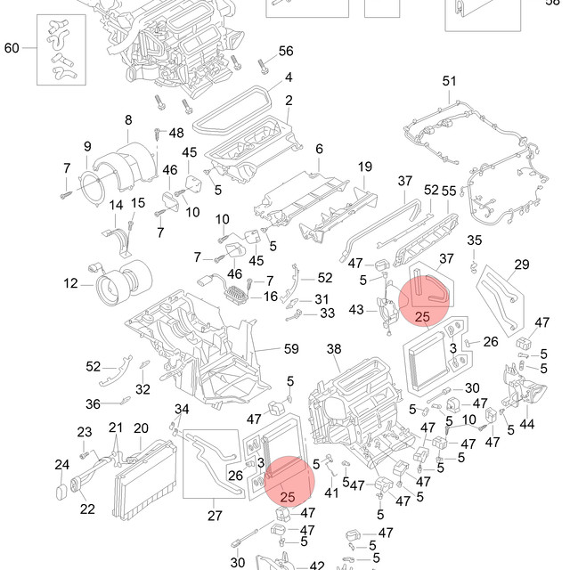 04-19 BENTLEY CONTINENTAL GTC AIR CONDITIONING COOLER RADIATOR HEAT EXCHANGER OE