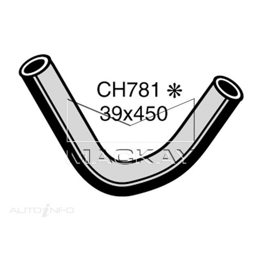 Mackay CH781 Radiator Lower Hose For Chrysler Valiant AP5 3.7L I6 Ptl ...