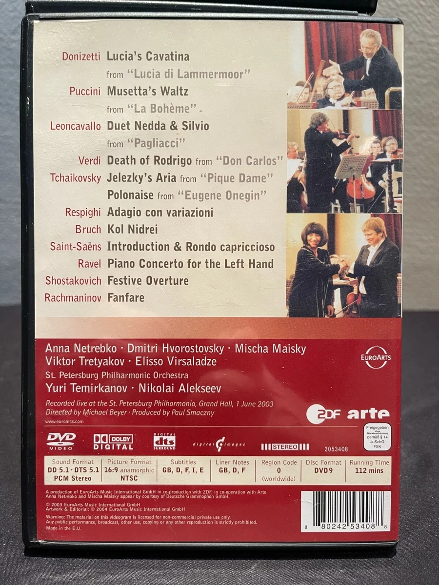 Gala Concert - 300 Years of St. Petersburg (DVD, 2005) - Used
