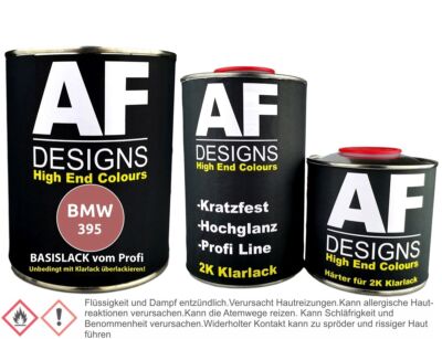 Autolack für BMW 395 Sundown Metallic 1,25L Klarlack Set