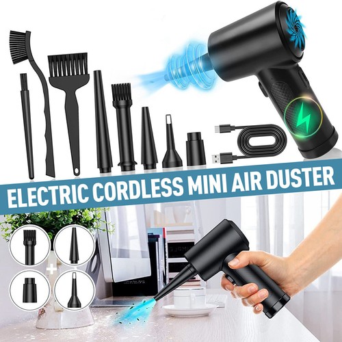 New 55000RPM Electric Cordless Mini Air Duster Blower for Computer Car Cleaning - Afbeelding 9 van 18