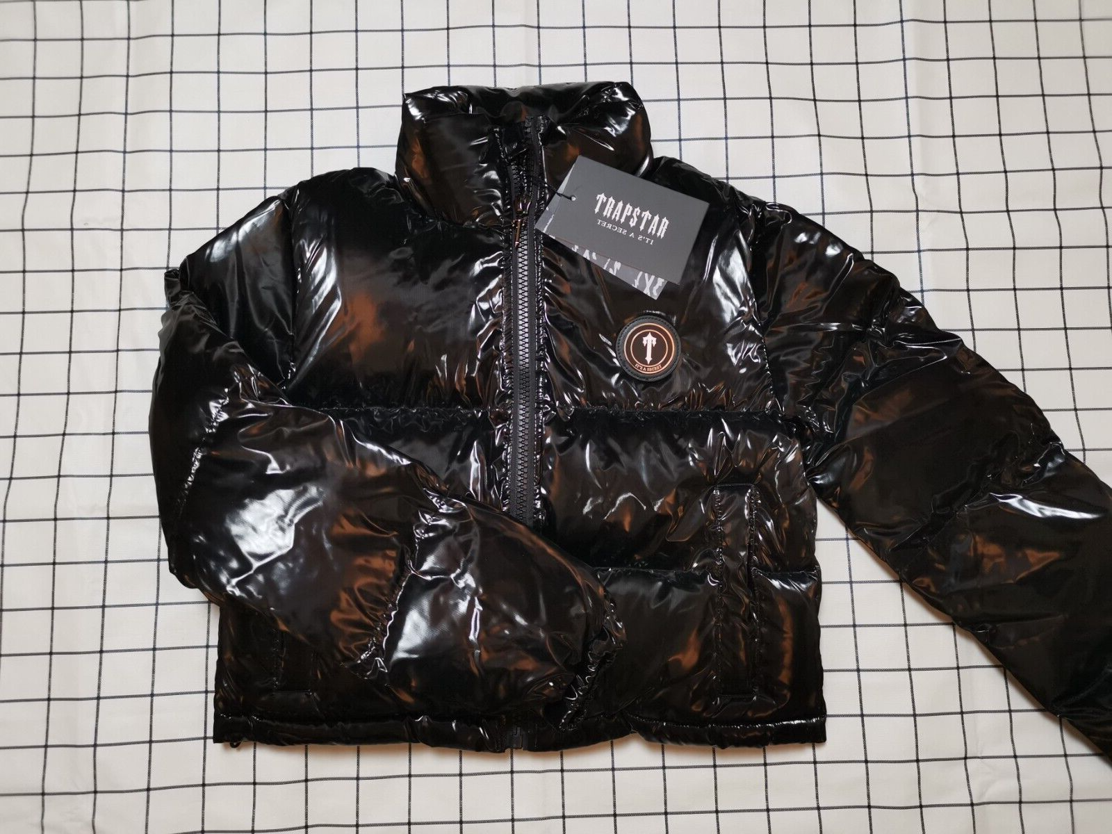 Trapstar Shiny Black Irongate Jacket - Women's || Shop Now