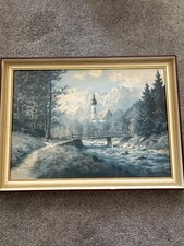 Gemälde,  die Ramsau, SIGNIERT  Bochmann  Wertiges Gemälde!