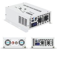12V Power Converter 1000W 1500W Pure Sine Wave Inverter Truck Motor Car Solar RV