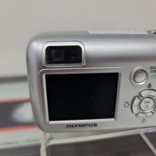 olympus camedia c-360 zoom 3.2mp compact digital camera silver tested vgc vtg - Picture 5 of 12