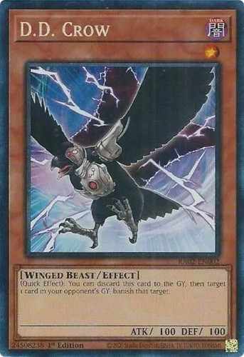 1x D.D. Crow | RA02-EN002 | PCR | 1st Ed | Near Mint