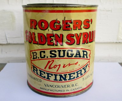 Rogers golden syrup can