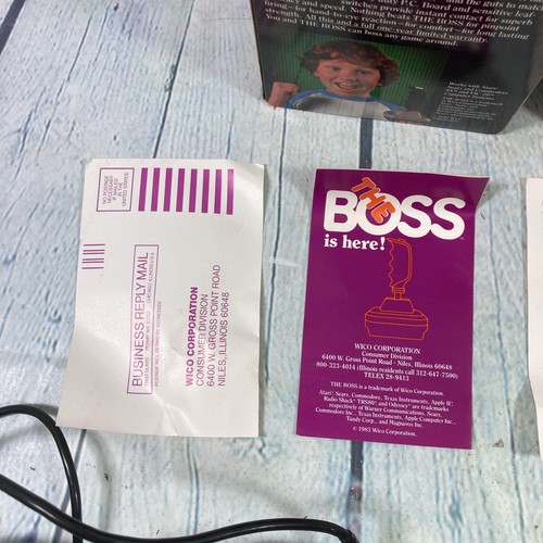 2 Vintage Wico THE BOSS Joystick Controllers w Original Box Commodore 64 Atari - Picture 10 of 24
