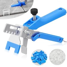 Saker Tile Leveling System 1/8 Inch with Tile Plier, 500pcs Tile Leveler Spac...