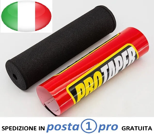 PARACOLPI MANUBRIO MOTO PROTAPER ROSSO, COPRIMANUBRIO, PROTEZIONE