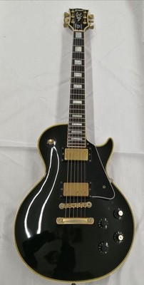 Greco EGW-800 LP Custom Type schwarze E-Gitarre, hergestellt in Japan