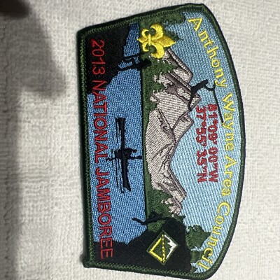2013 National jamboree Anthony Wayne area Council patch