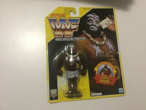 WWF Hasbro Kamala Figure MOC...