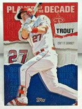 Mike Trout 2020 Topps Series 2 Player of the Decade #MT-19 SP - Angels