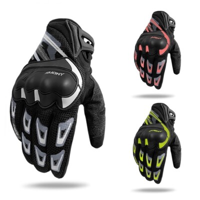 Motorradhandschuhe Touchscreen Bikerhandschuhe Damen Herren Motocross Handschuhe