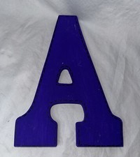 Wooden Letter  A  paintable
