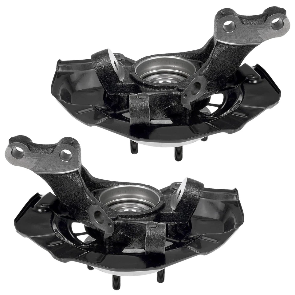 Juego de nudillos de dirección delantera y cojinetes de cubo de rueda para Toyota Camry Lexus ES350 Foto 3 de 4