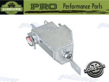 FOR 14-18 Infiniti Q50 W/sight glas Alloy Coolant Reservoir Overflow Bottle Tank