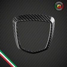 Cover Logo Posteriore in CARBONIO VERO per Fiat 500 Abarth 595 695 500