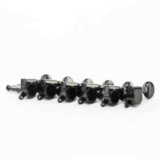 True Tune Mini Modern Style Tuners, 6-In-Line, Black