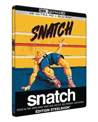 Snatch Du Braques or You Raques Collector's Edition Steelbook Blu-ray 4K Ultra HD