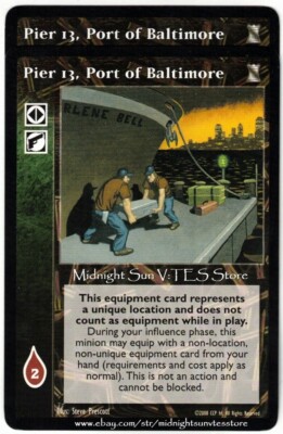Pier 13, Port of Baltimore x2 Keepers of Tradition V:TES VTES Vampire CCG