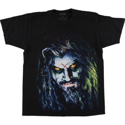 ROB ZOMBIE vintage band tee shirt 墨黒 ROB ZOMBIE vintage band tee shirt 墨黒 ROB ZOMBIE vintage