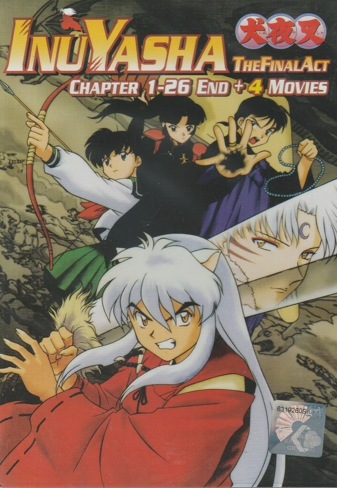DVD Anime Inuyasha + The Final Act + 4 Movie Complete TV Series English Dub R0 - Image 4 of 4