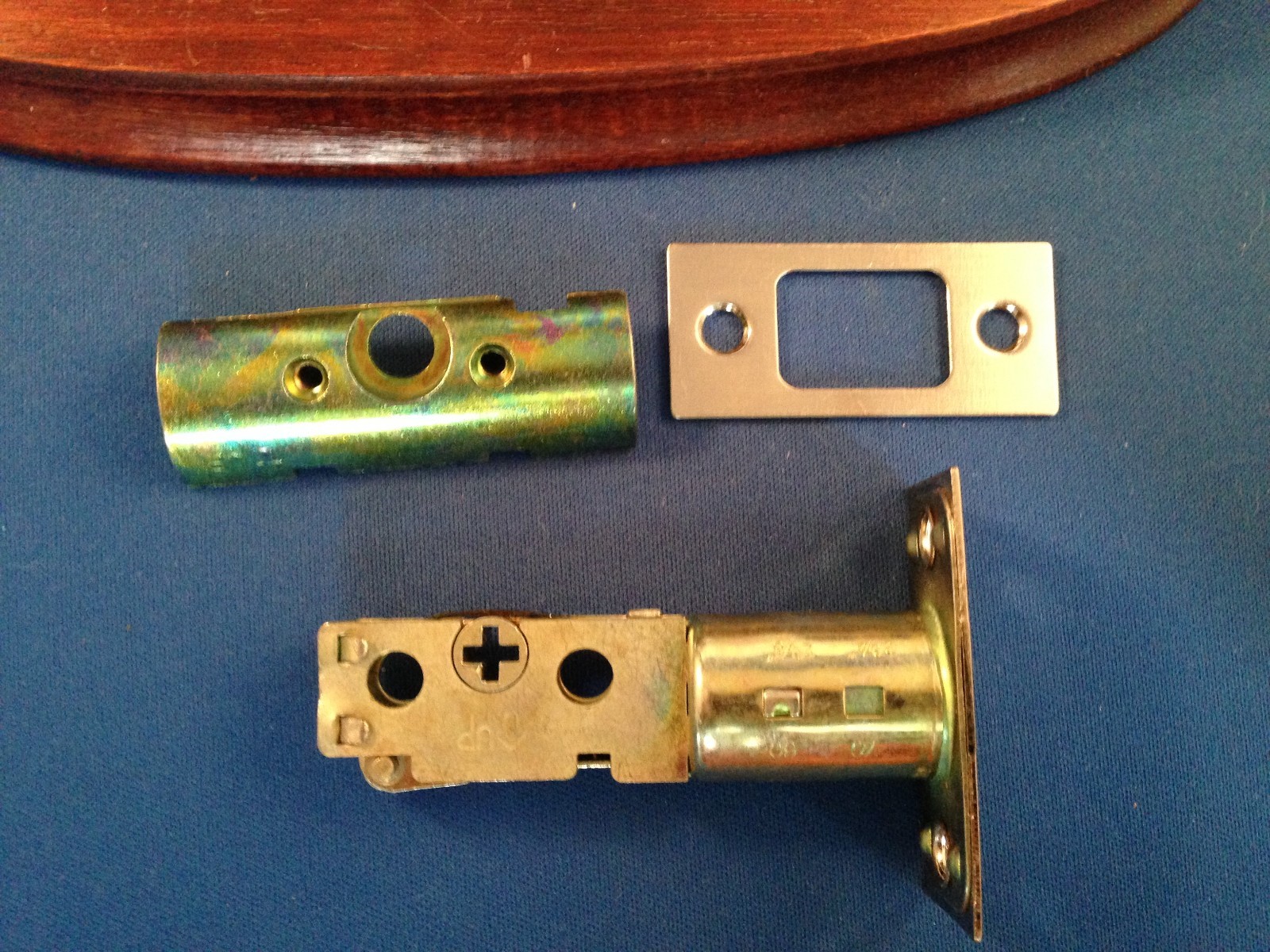 Single Sided Keyless Deadbolt Turn Bolt, Satin Nickel, 94000253