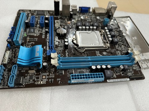 ASUS P8H61-M LE/CSM LGA1155 Intel Motherboard mATX; Tested & Working - Picture 4 of 5