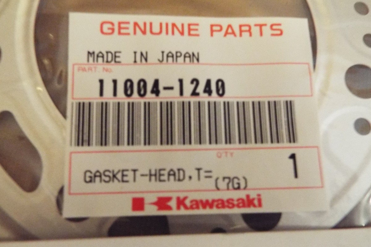 OEM NOS Kawasaki Kx250 Cylinder Head Gasket 11004-1240 for sale