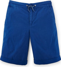 NEW Polo Ralph Lauren Boys Preppy Canvas Shorts Drawstring Blue Balloon Sz 18
