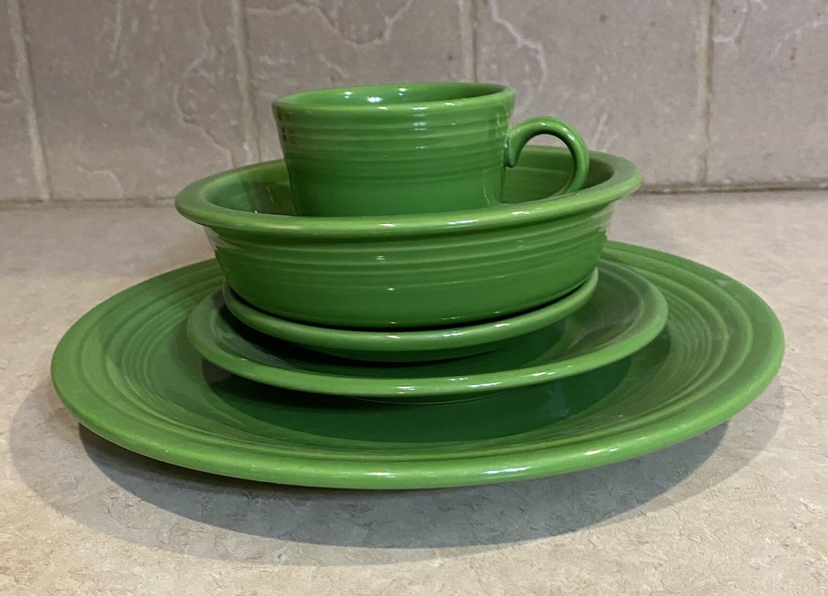 Fiesta Shamrock Piece Place Setting~Fiestaware~2002-2021