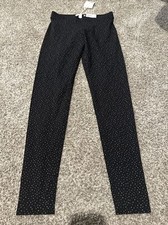 LC Lauren Conrad Black Dot Leggings Women's Sz S NWT MSRP 20