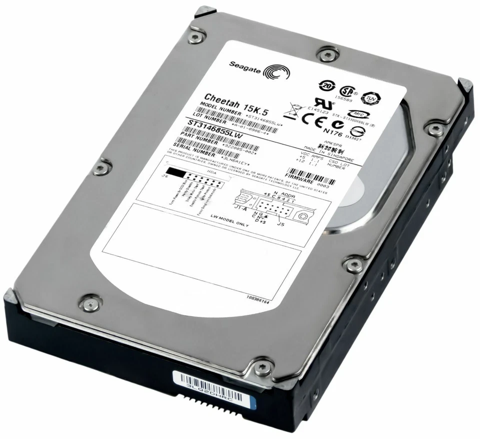Disk Seagate Cheetah ST3146855LW 146GB 15000RPM 16MB SCSI 68-PIN 3.5' Pollici - Immagine 3 di 3