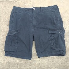 Levis Cargo Shorts Navy Blue Hiking Outdoor 9.5" Inseam Mens 38