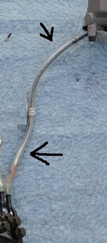 Bremsschlauch Hauptbremszyl. Hebel Links zu ABS Steuergerät Kymco People GT300i