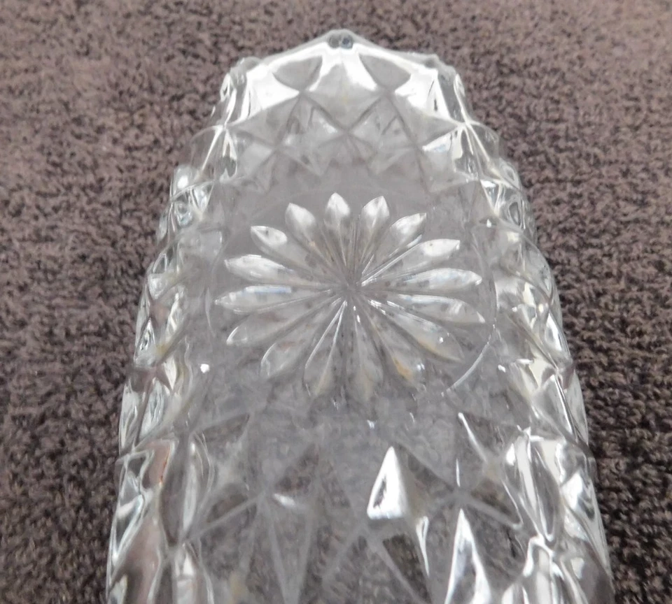 Prato de manteiga vintage coberto de vidro estilo Starburst cozinha decorativa - Imagem 3 de 4