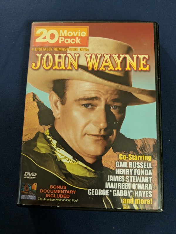 John Wayne 20 Movie Pack (4 Disc Pack) (DVD, 2005, 4-Disc Set)