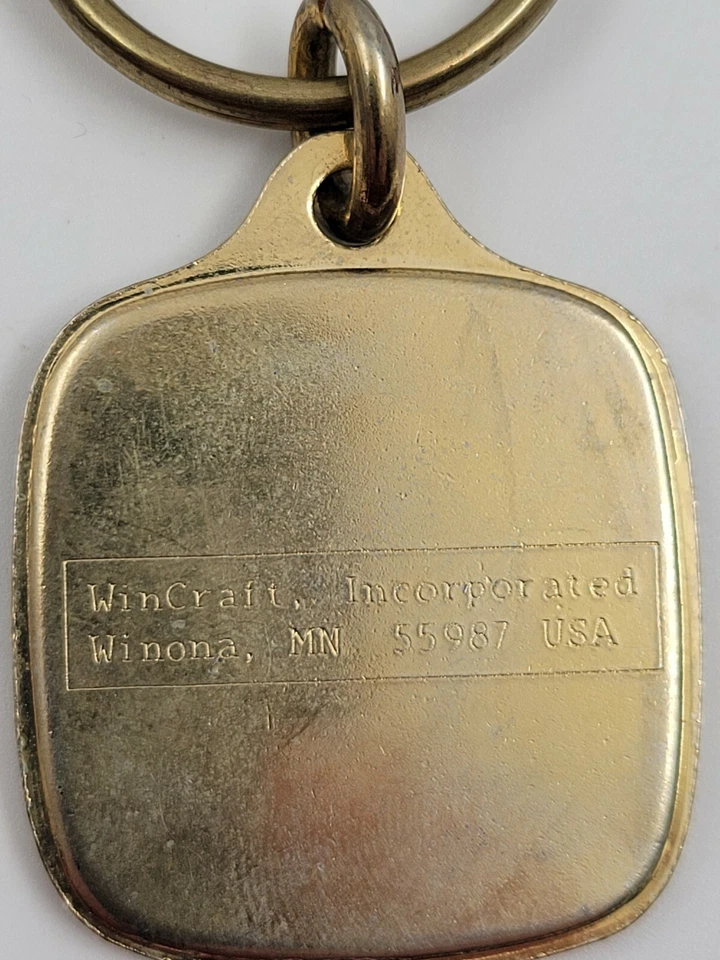 Keychain Ohio State Buckeyes OSU Retro Logo Metal Enamel NOS WinCraft NCAA  - Image 2 of 4