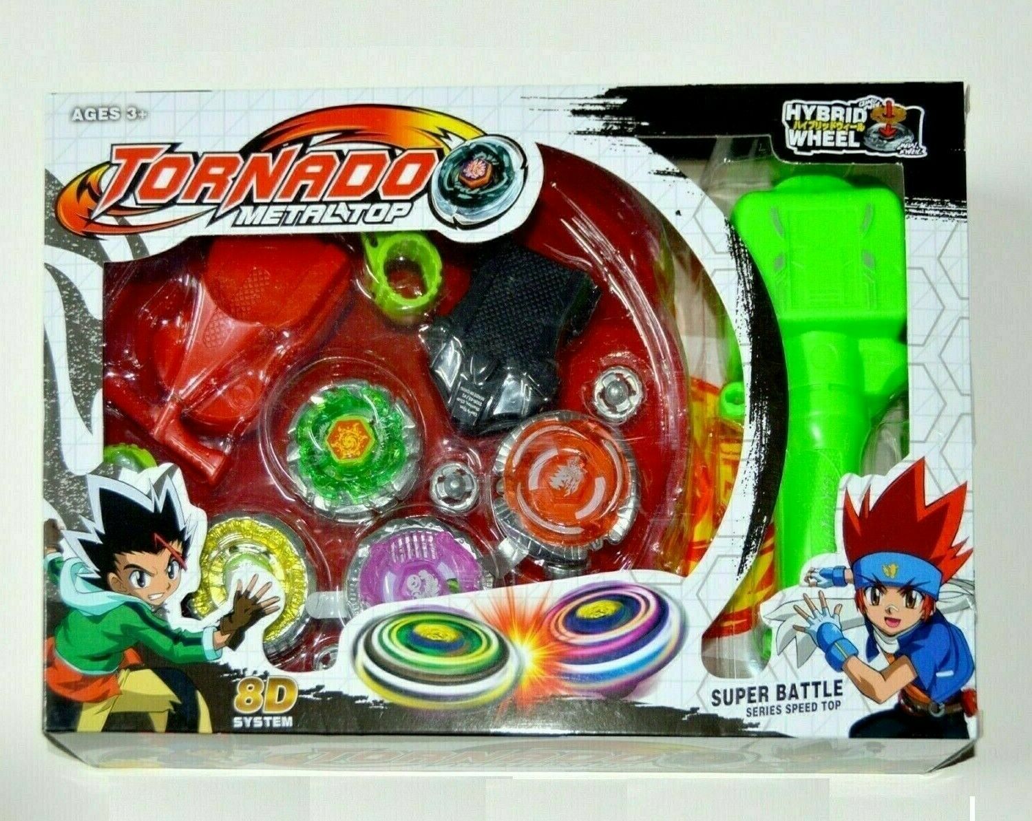 Beyblade Ferro Original Barato Rapidity 2 Pontas S Lançador