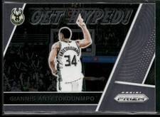 2017-18 Panini Prizm Giannis Antetokounmpo Get Hyped! #GH-GA
