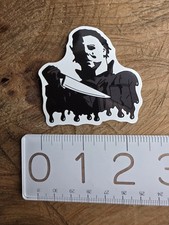 Michael Myers Decal Michael Myers Sticker Skateboard Decal Laptop Bottle s1