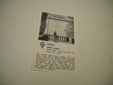 SONNY JAMES original 1972 music biz promo lp review THAT'S WHY I LOVE YOU LIKE..