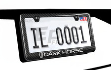 Dark Horse License Plate Frame 100 Carbon Fiber