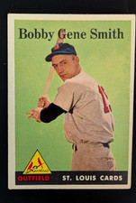 1958 Topps #402 Bobby Gene Smith St. Louis Cardinals EX