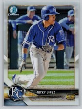 2018 BOWMAN DRAFT #BDC-54 NICKY LOPEZ CHROME REFRACTORS KANSAS CITY ROYALS