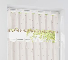 Vorhang weiß 25 x 120 cm HEINE Panneaux Bienendekor 1tlg. weiß/oliv (1) - 1.4489