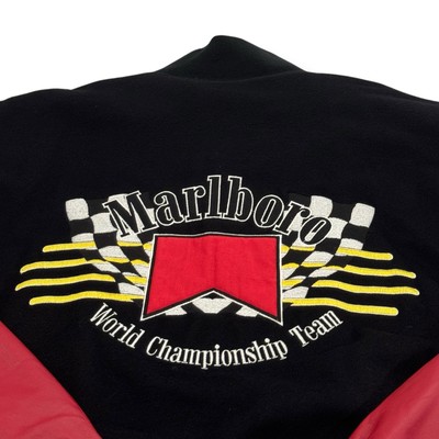 RARE Vintage Marlboro Racing Jacket 90s Retro Varsity World